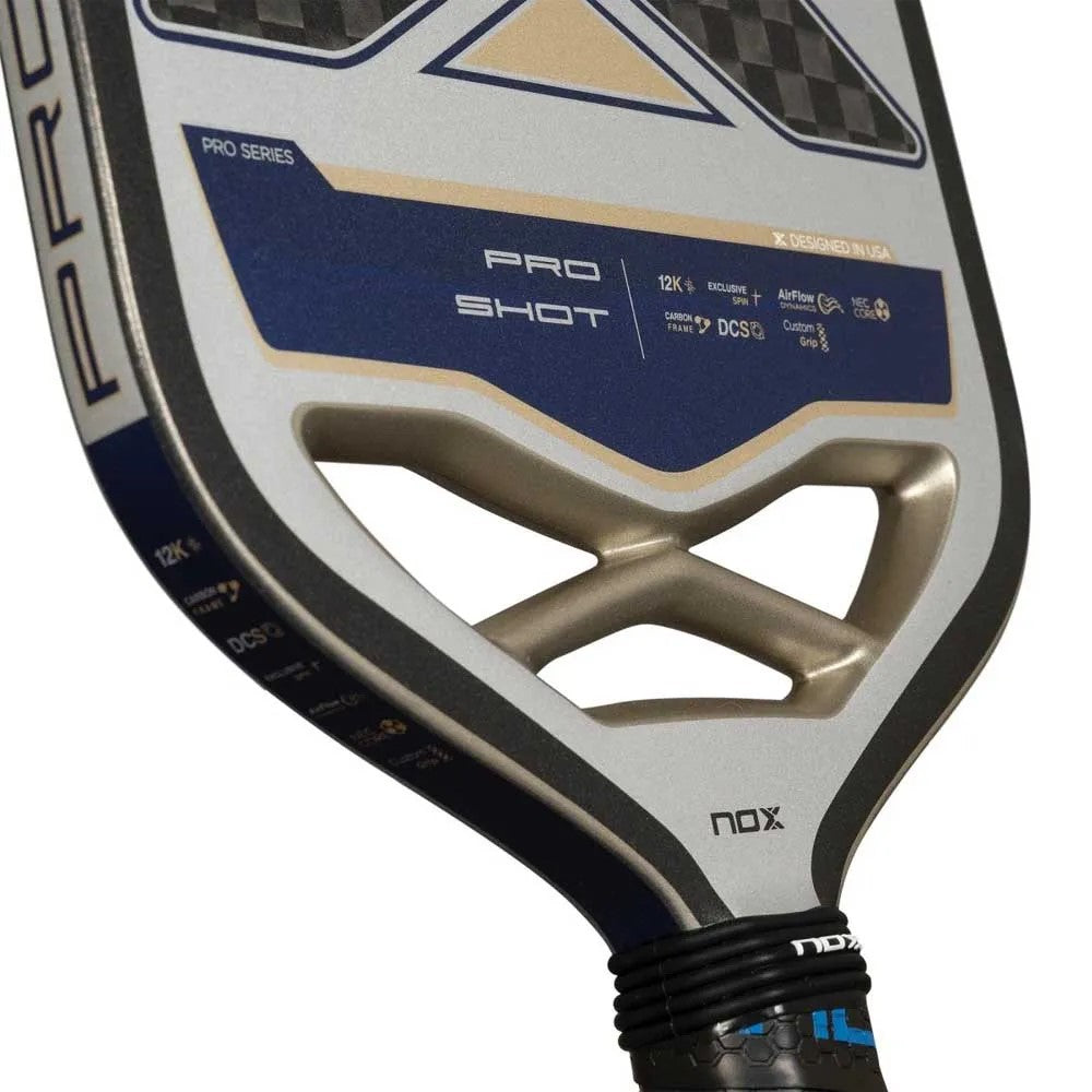 Pickleball Paddle Nox Nox Pro Shield Black Carbon fibre main image 1