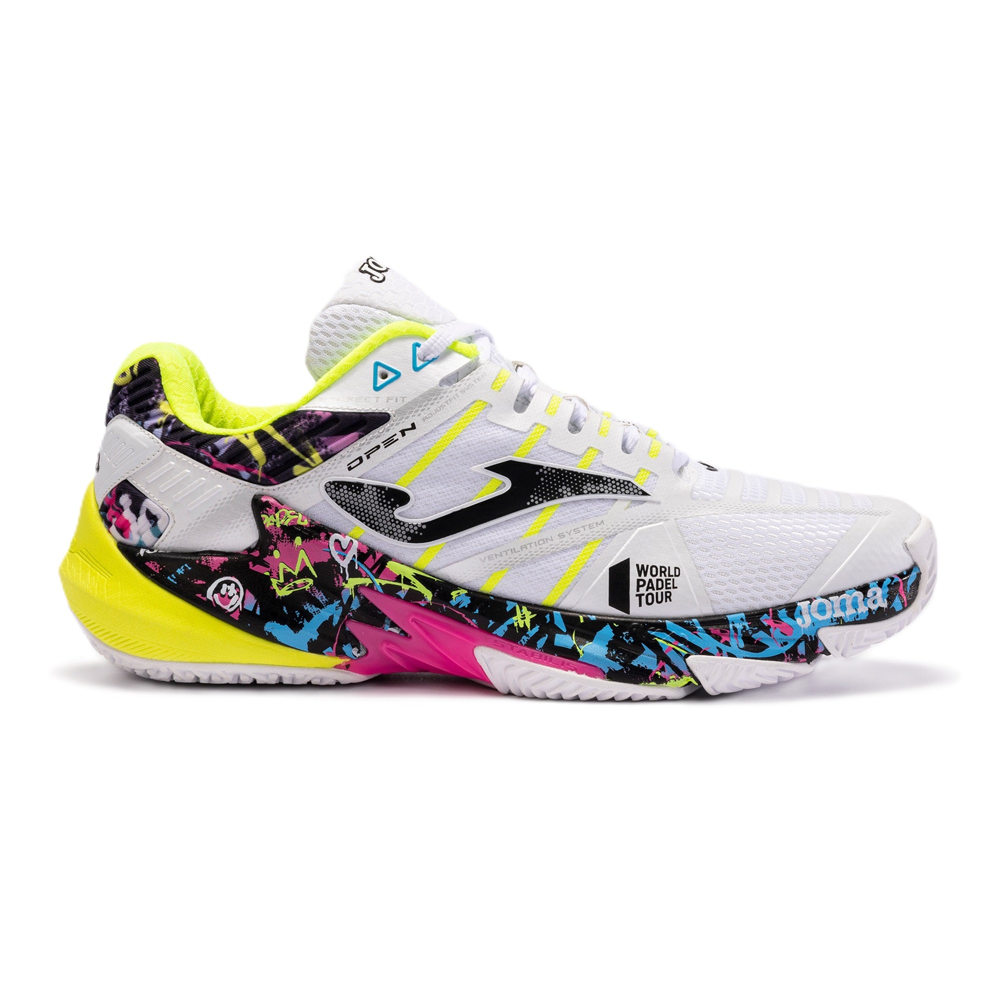 Zapatillas Joma 23 World Padel Tour-WPT Clay Unisex Blanco TOPES2352P