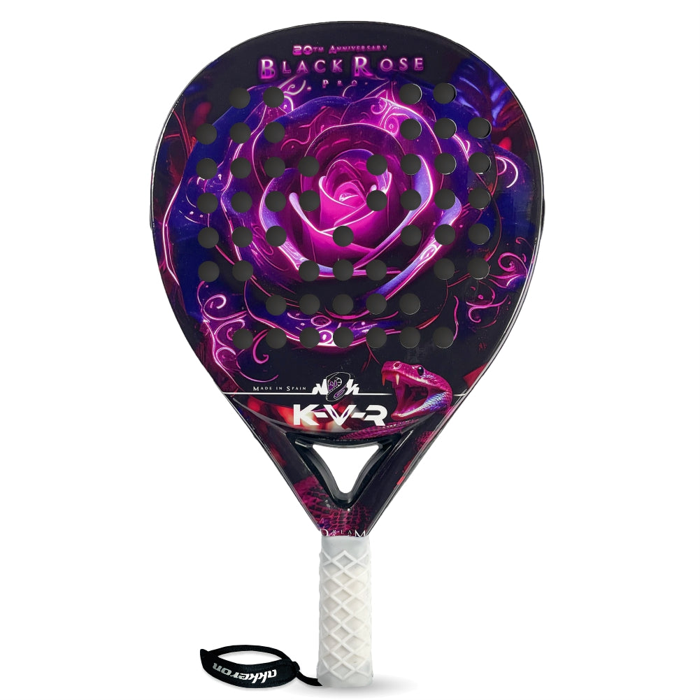Padel Rose Racket Akkeron Black Rose 20th 2024 padel racket 🌸🌸 – Padel Island