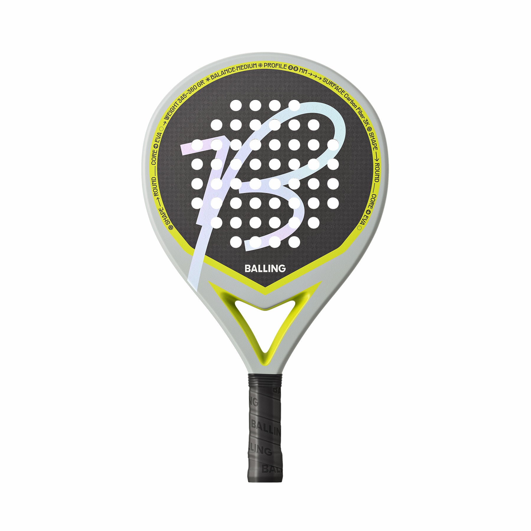 Balling Mirage Teardrop 3K padel racket (hybrid)