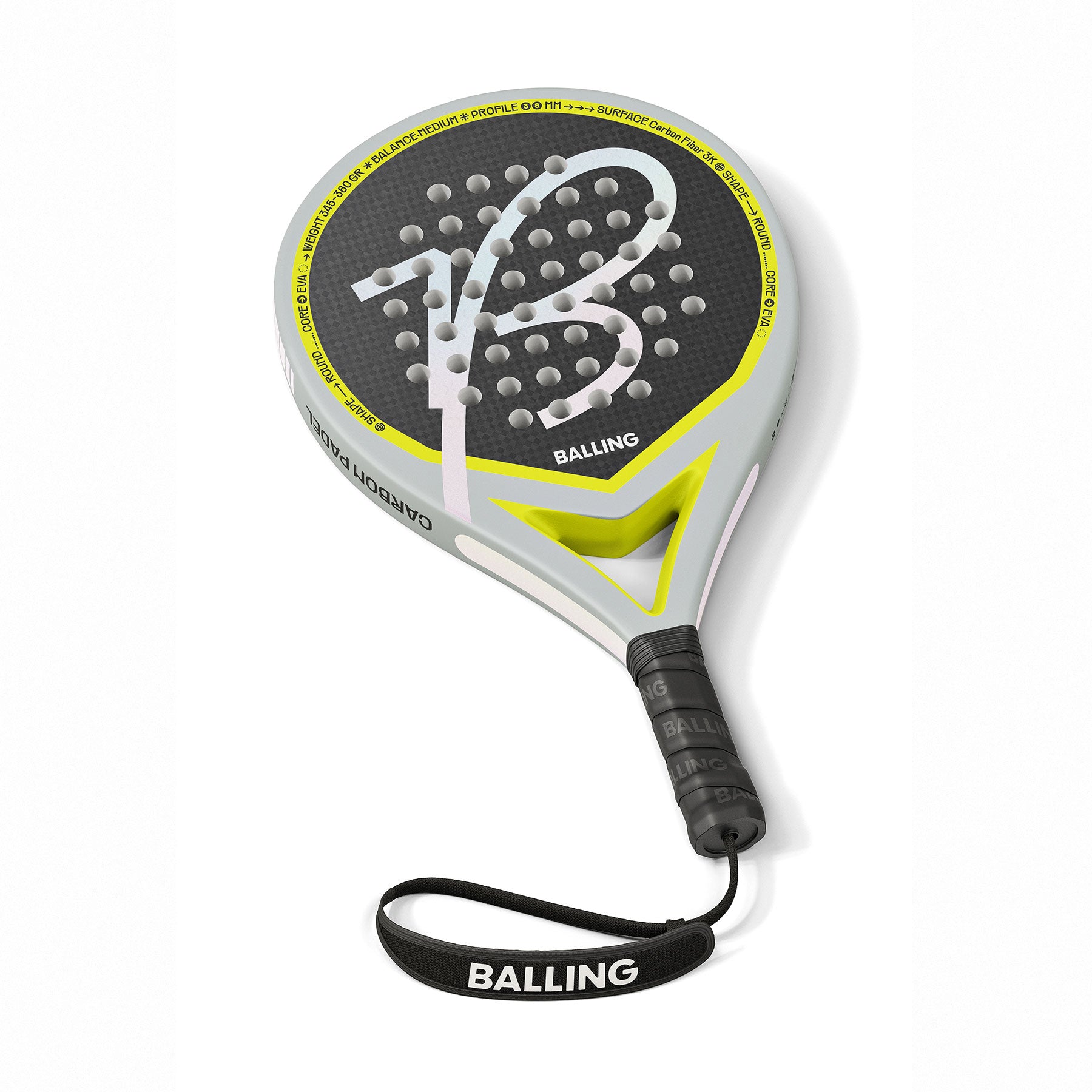 Balling Mirage Teardrop 3K padel racket (hybrid)