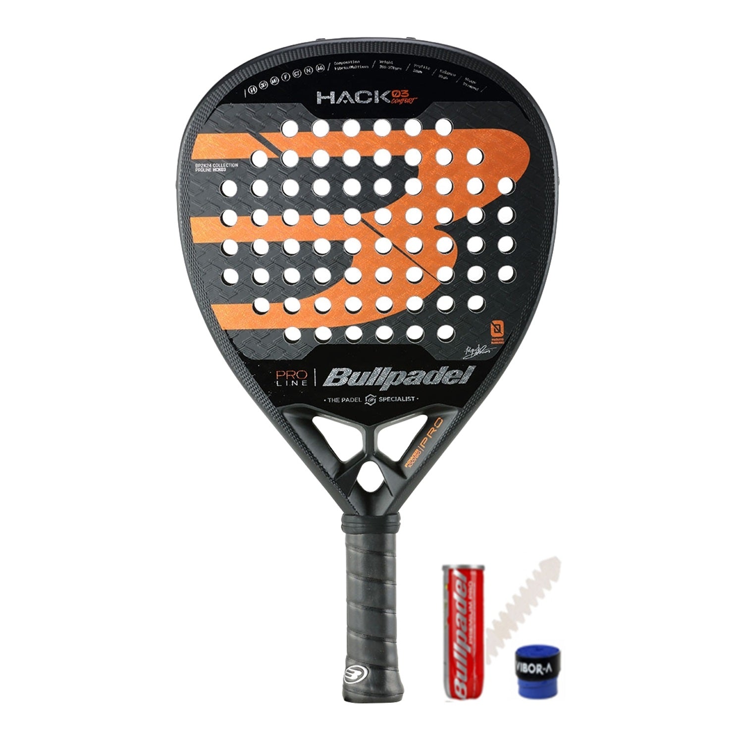 Pala Bullpadel Hack 03 Comfort 24