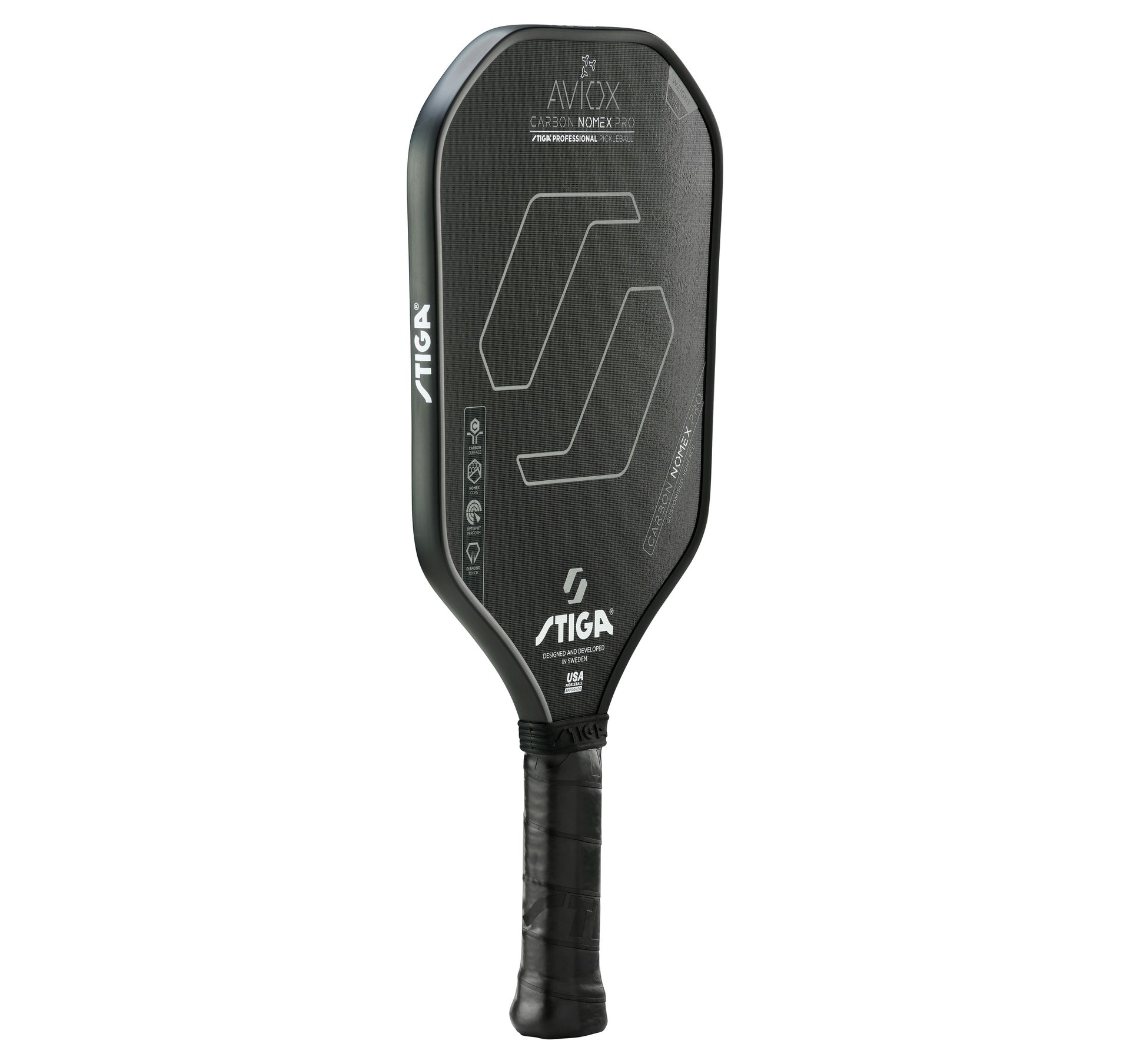 Pala pickleball Stiga Aviox Carbon Nomex Pro Gold