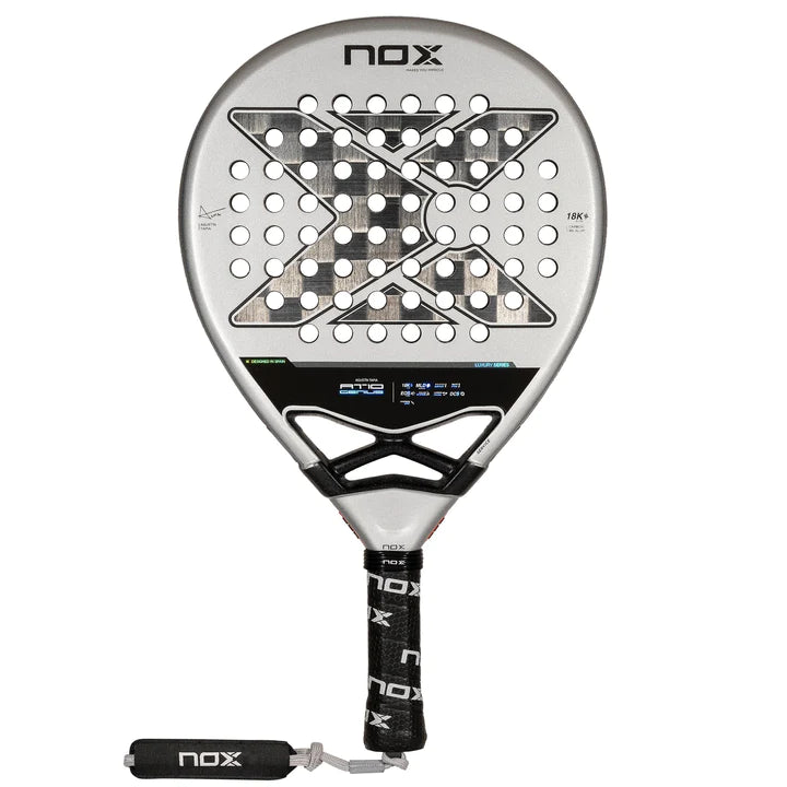 Nox AT10 Luxury GENIUS 18K Alum 2024 by Agustín Tapia padel racket