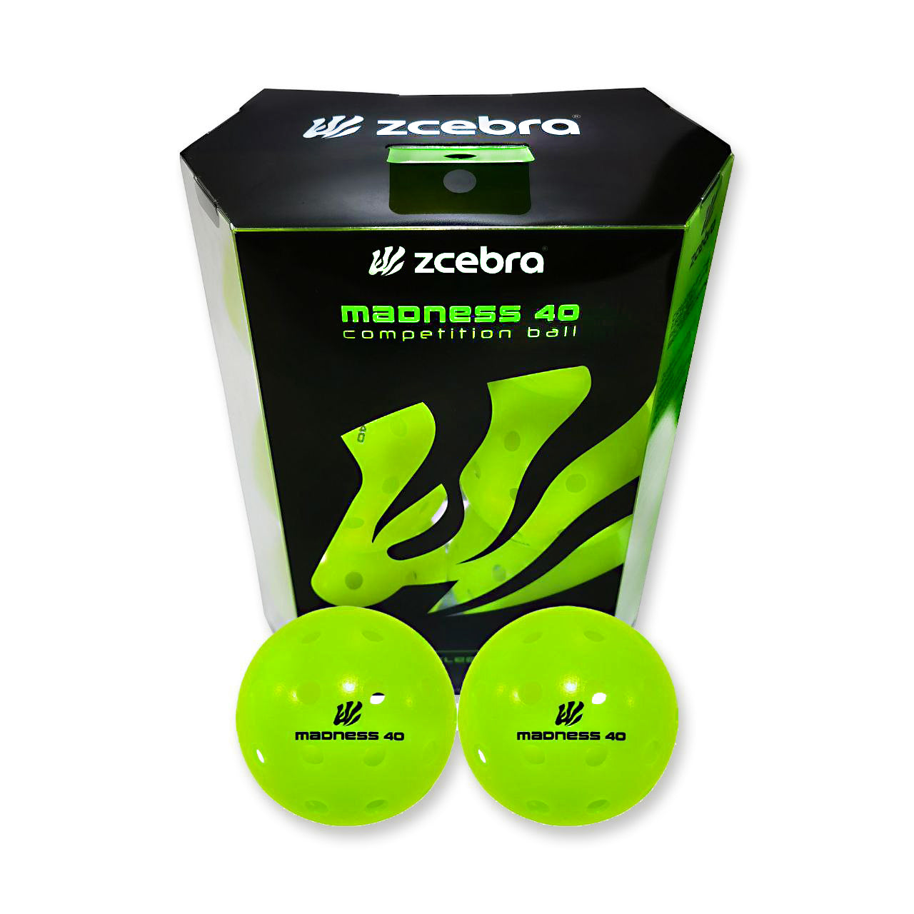 Zcebra Black Mamba Pure Carbon Pickleball Pack