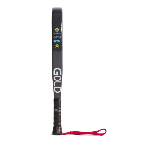 Joma Gold Black Turquoise padel racket
