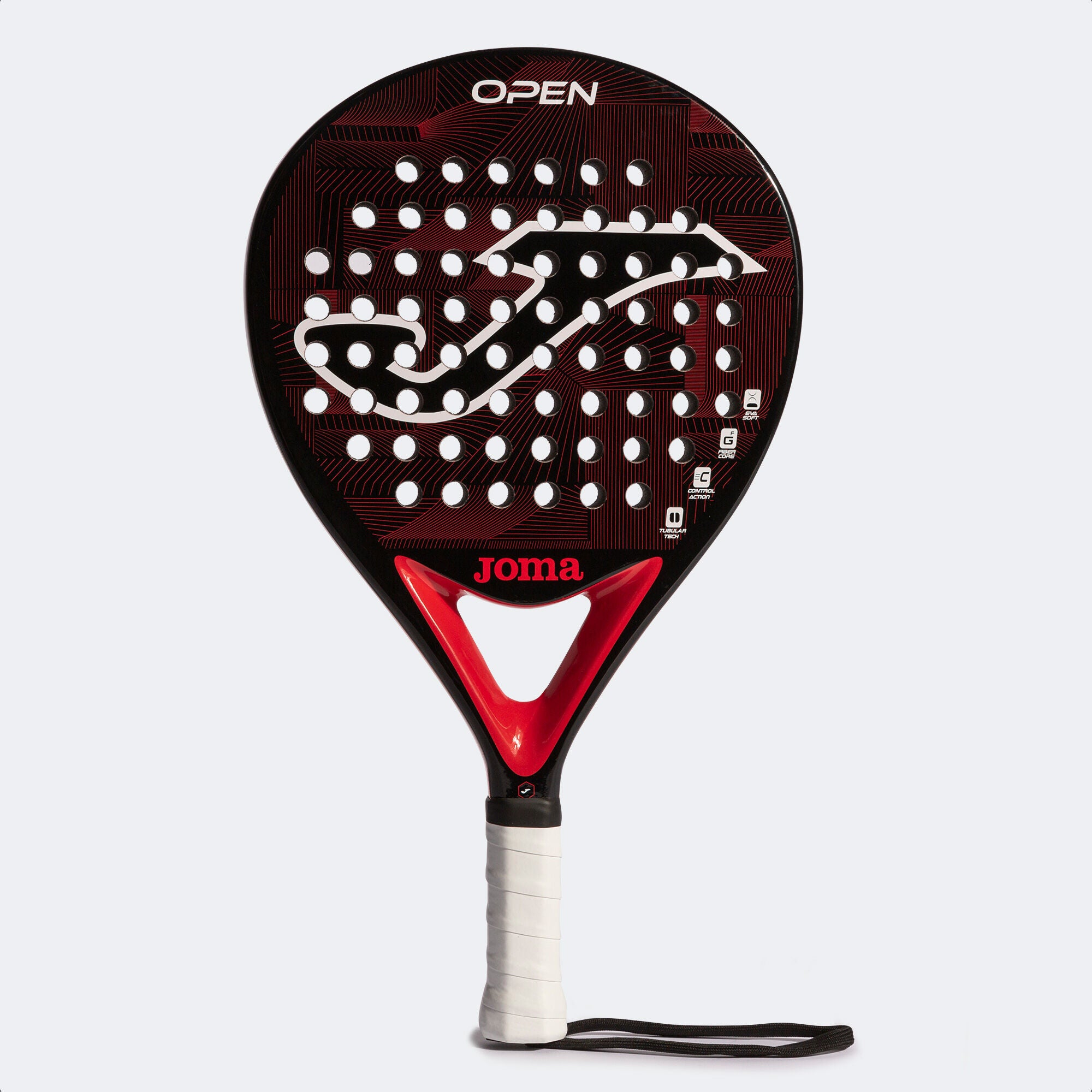 Joma Open black red padel racket