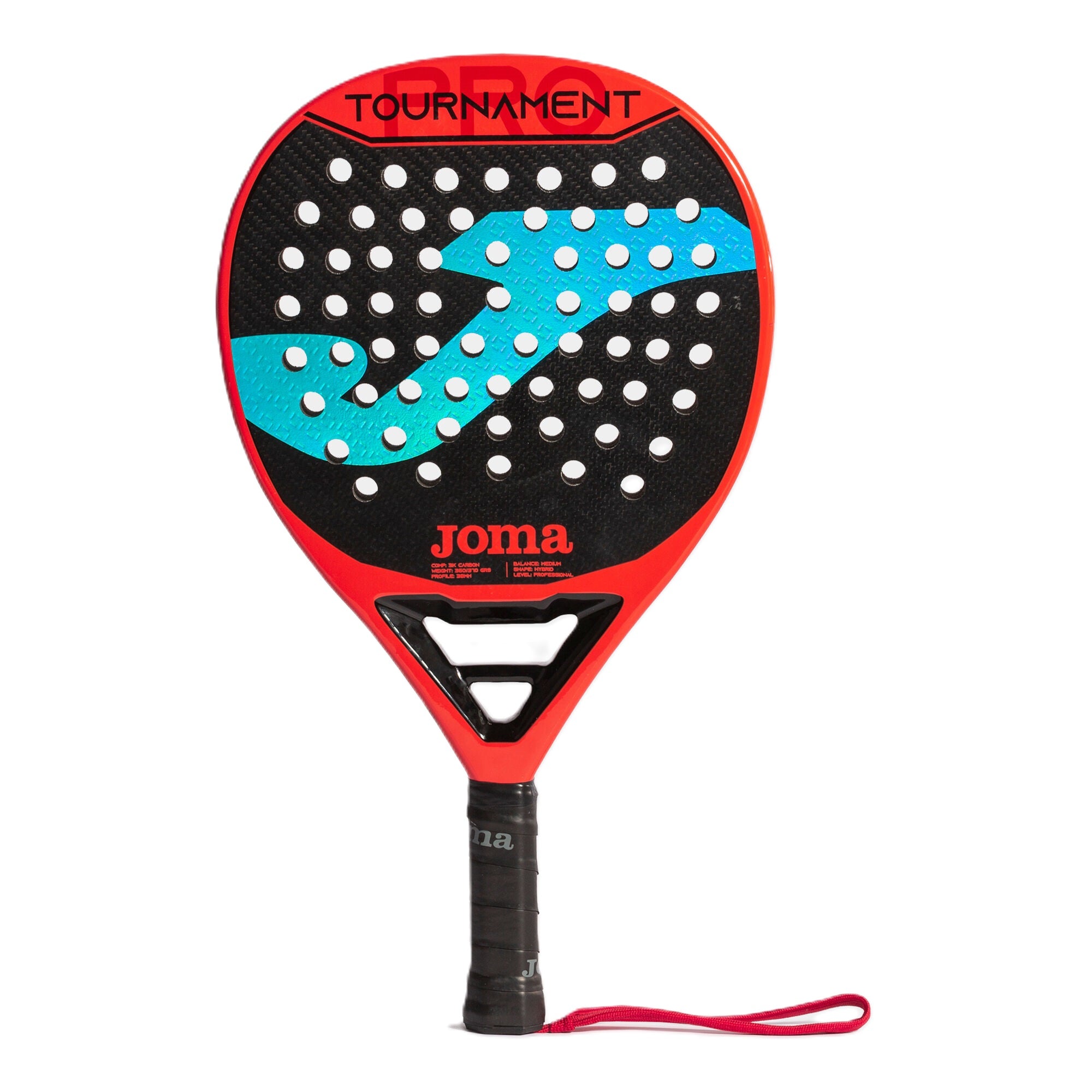 ✨✨ Joma Tournament Pro red black padel racket🏆🏆 – Padel Island