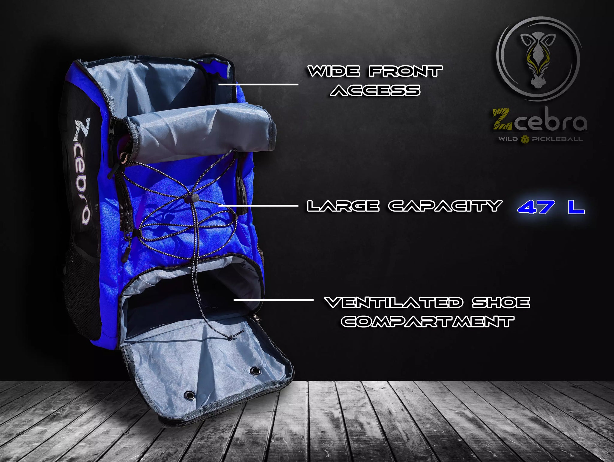Mochila Zcebra Azul