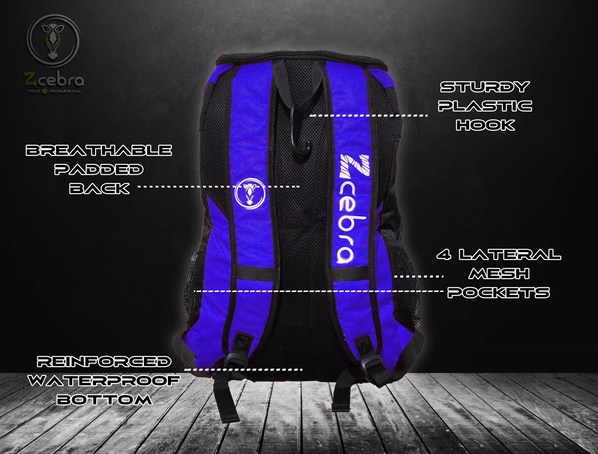 Mochila Zcebra Azul