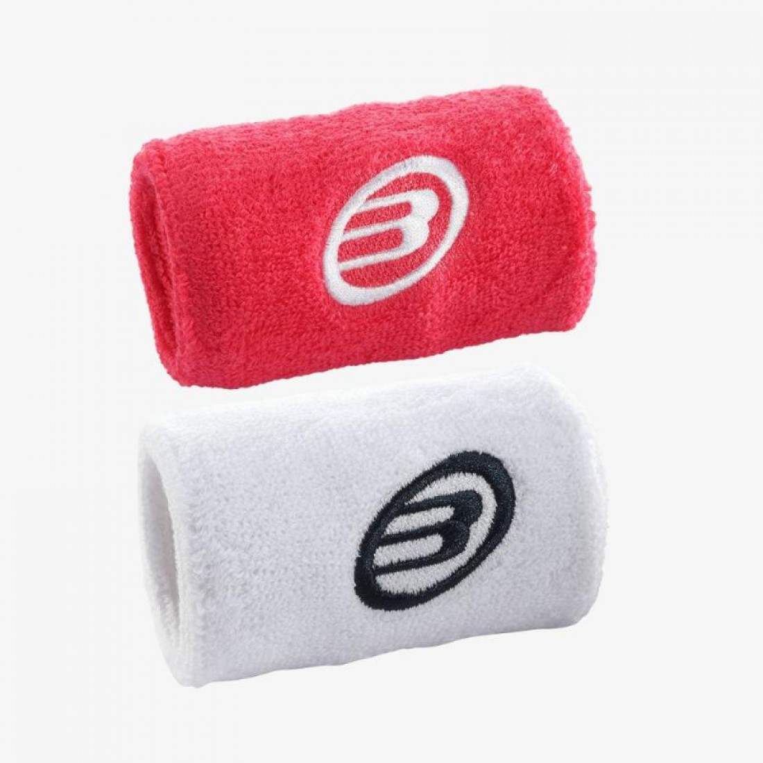 Bullpadel BPMU2305 Raspberry White Wristbands