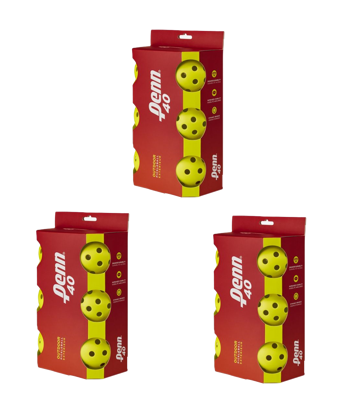 Pack 18 Pelotas pickleball Head Penn 40 Outdoor