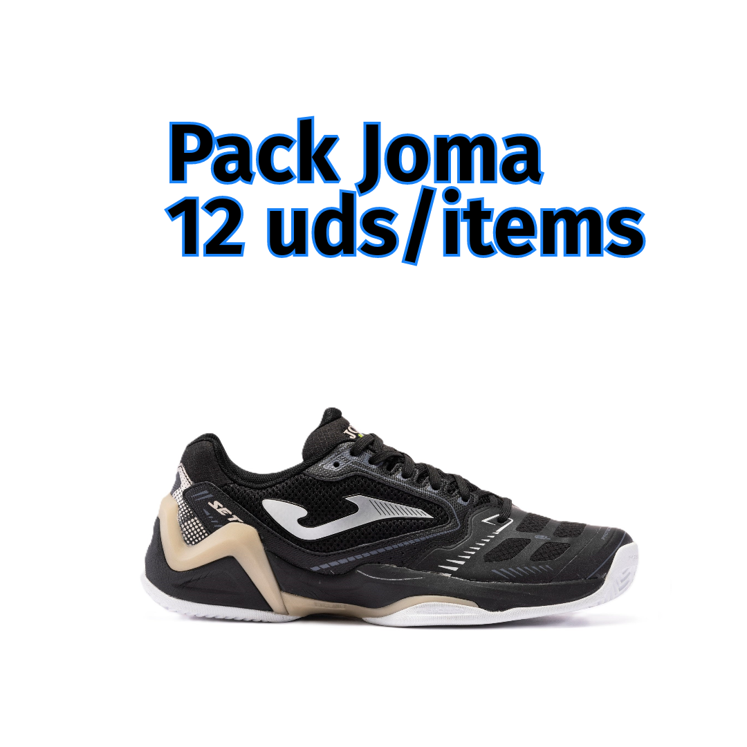 Pack Surtido Zapatillas Joma T.SET LADY 2301 Negro (12 pares)