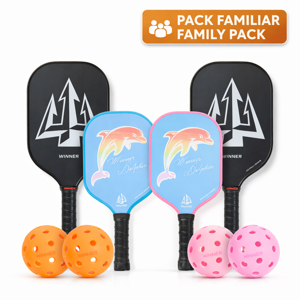 Winner Family Pickleball Pack | Adult & Kids Paddles Set – Padel Island