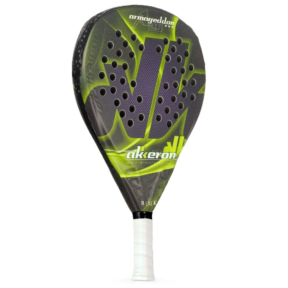 Akkeron Black Armageddon A25 padel racket