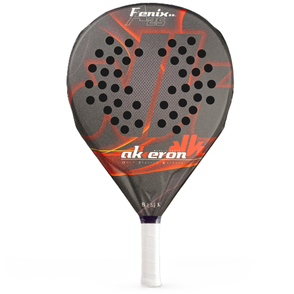 Akkeron Black Fenix Edition A25 padel racket