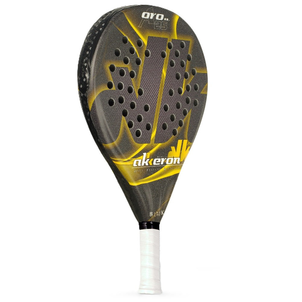 Akkeron Black Oro Edition A25 padel racket
