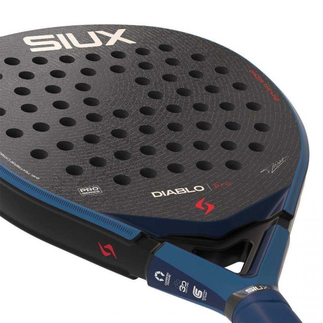 Pala Siux Diablo Pro 2026 Azul Royal · Tino Libaak
