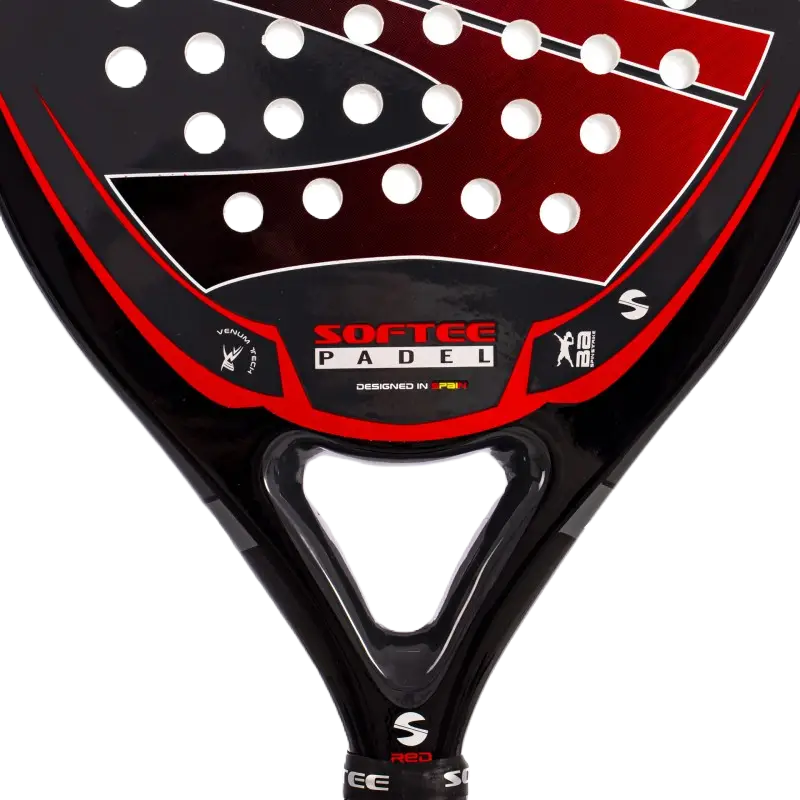 10 Softee Pro Master Evolution Red padel rackets set