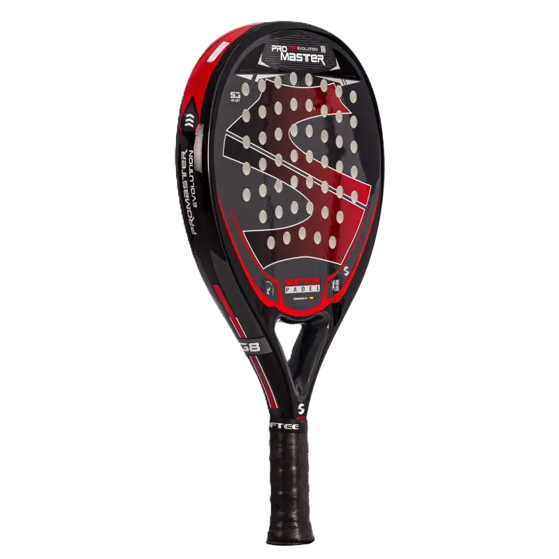 10 Softee Pro Master Evolution Red padel rackets set