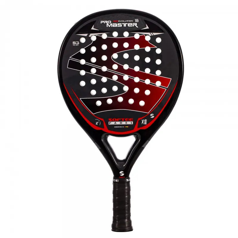 10 Softee Pro Master Evolution Red padel rackets set