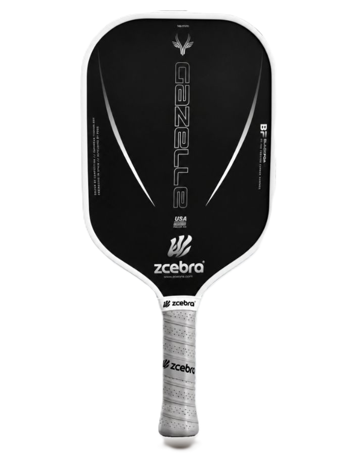 Zcebra Gazelle Grey 16mm Pickleball Paddle | Padel Island New