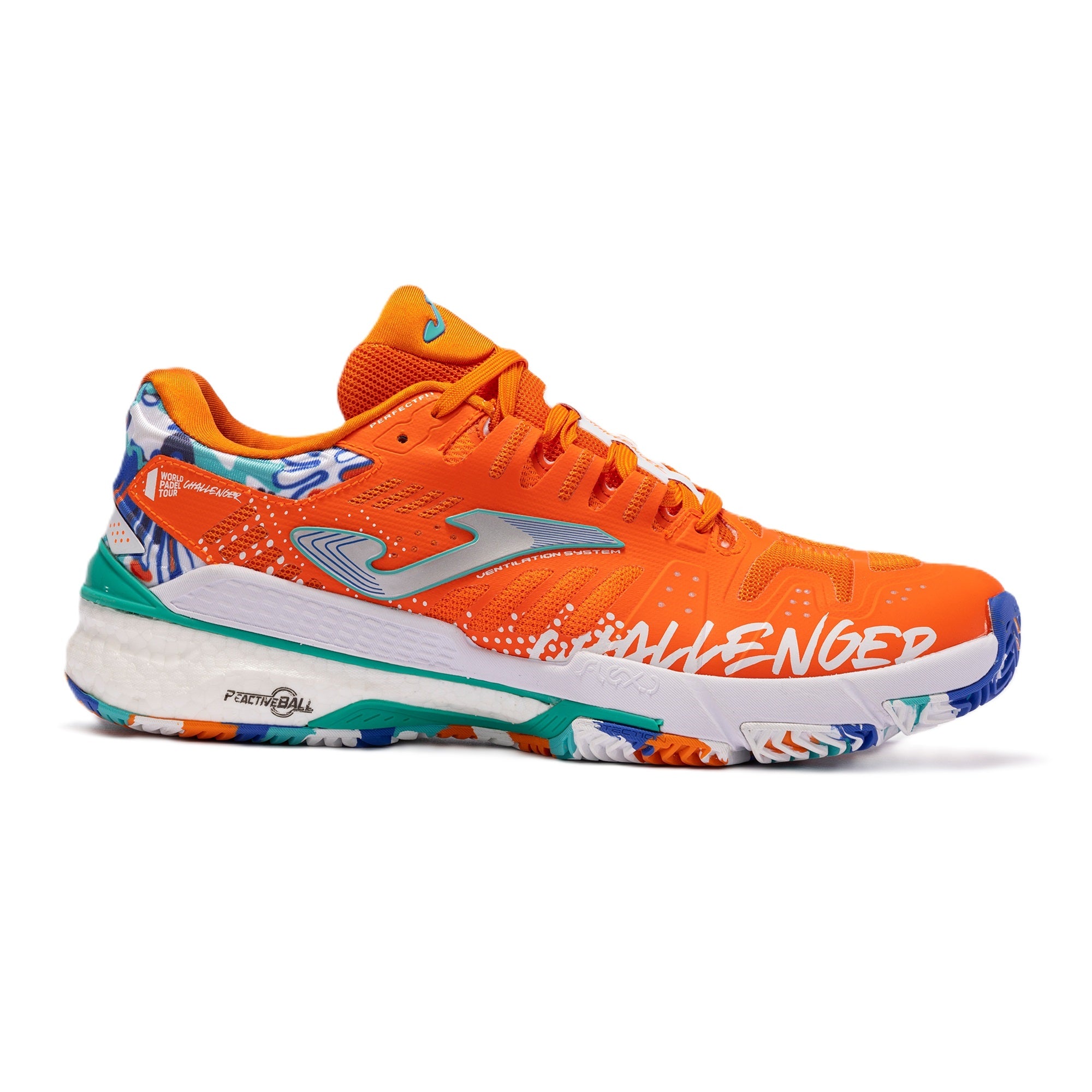  Joma WPT-Challenger Clay Hombre Naranja TCHAS2358P padel shoes