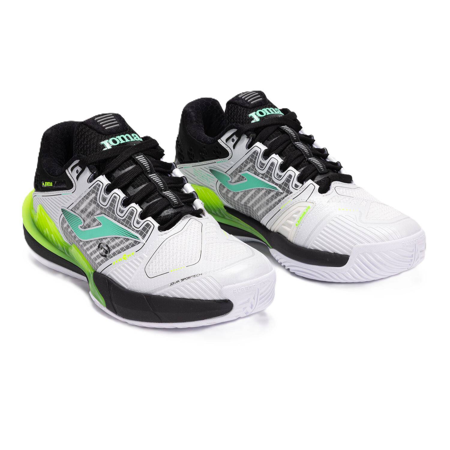 Joma Pickleball Men 25 White Green pickleball shoes