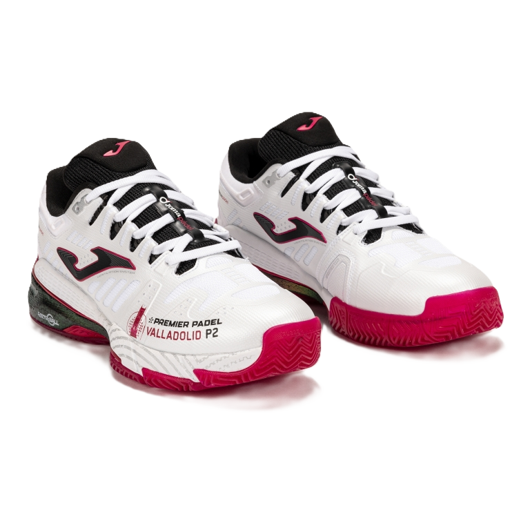 Zapatillas Joma Premier Padel Valladolid Slam Men 2592 Blanco Negro
