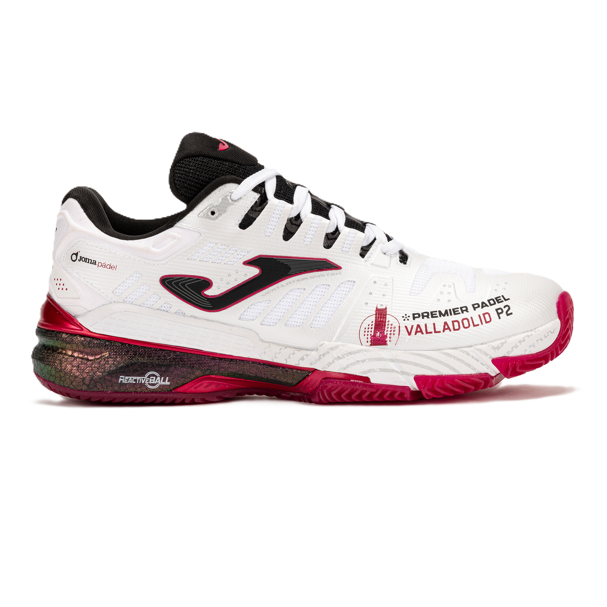 Zapatillas Joma Premier Padel Valladolid Slam Men 2592 Blanco Negro