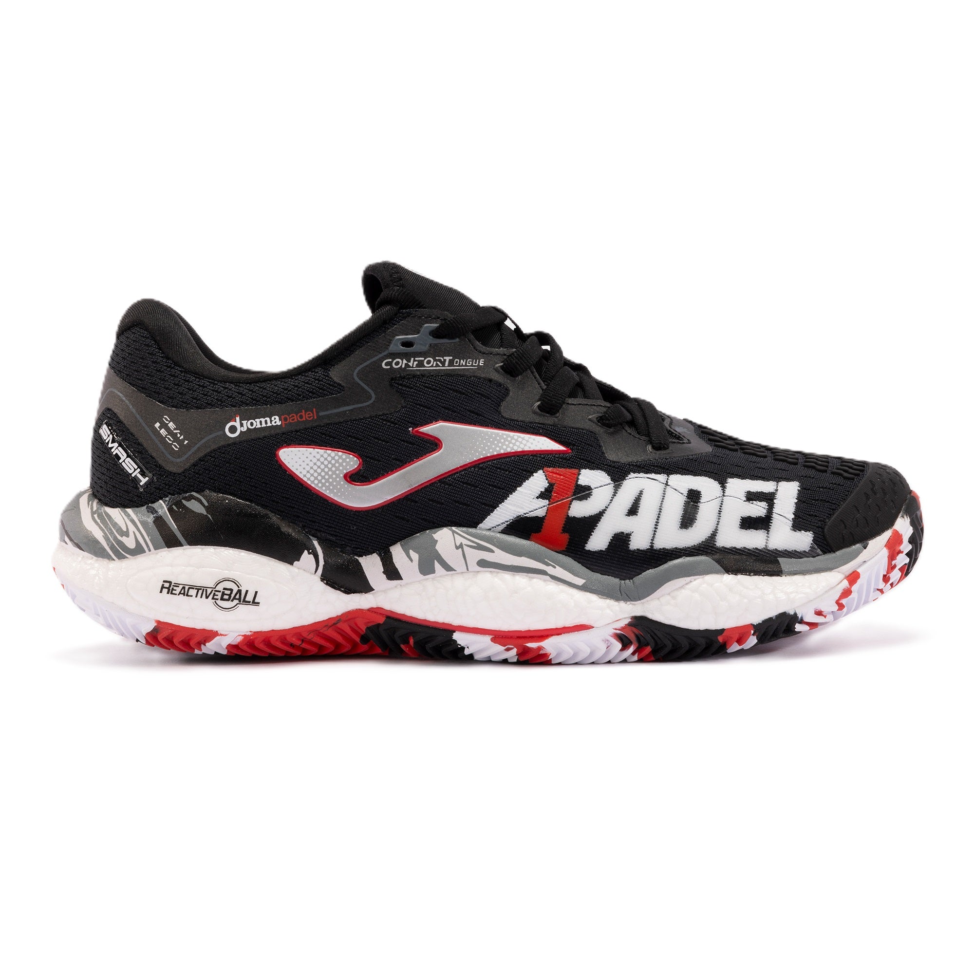 Zapatillas Joma A1 Smash Men 2481 Negro