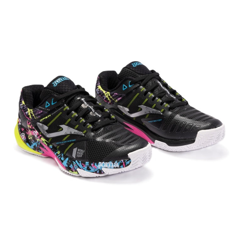 Zapatillas Joma T.Open 23 World Padel Tour-WPT Clay Unisex Negro TOPES2351P