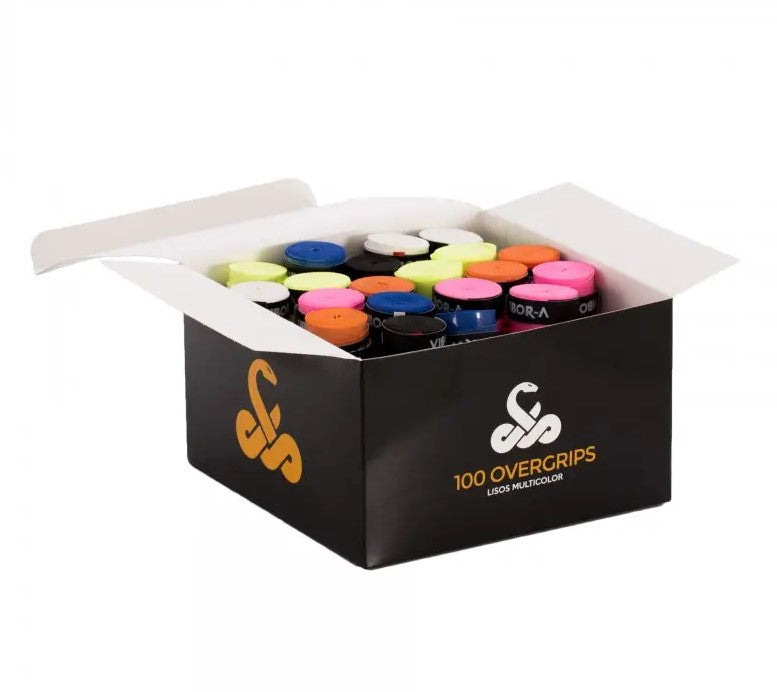 Overgrips Vibor-a smooth multicolor - 100 units box