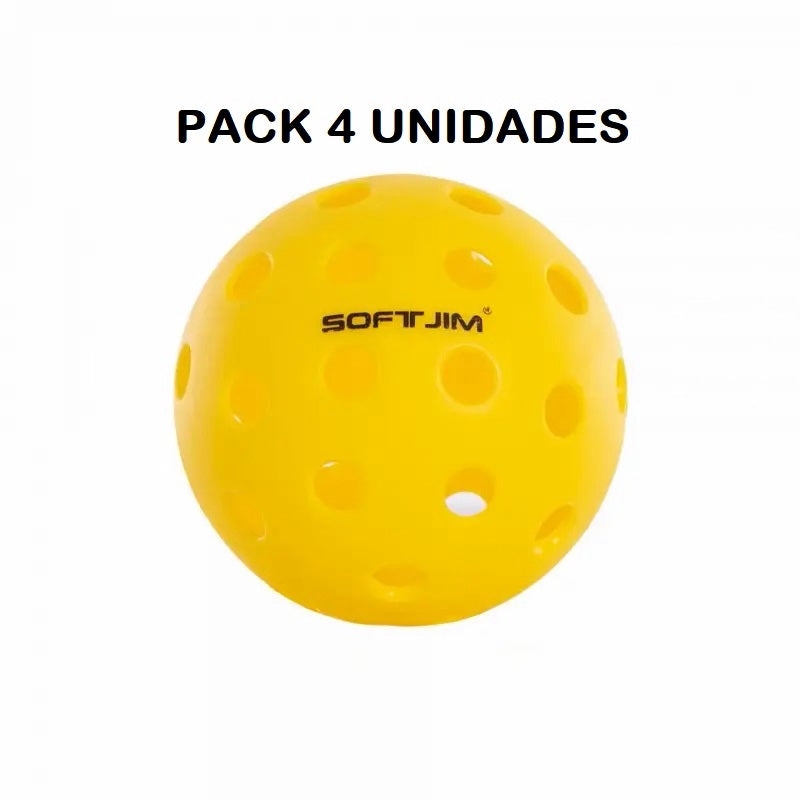 4 Pelotas Pickleball Softjim Basic